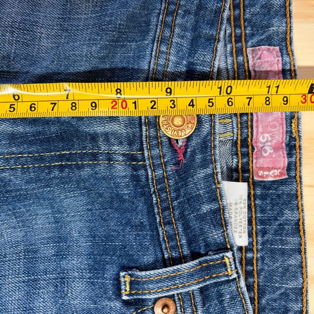 Levi’s 518 Superlow Bootcut Jeans Y2K Low Rise Flare 33 - Picture 13 of 13